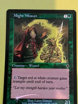 Might Weaver FOIL Invasion NP Green Uncommon MAGIC GATHERING CARD - Image 1