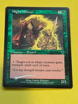 Might Weaver FOIL Invasion NP Green Uncommon MAGIC GATHERING CARD - Image 3