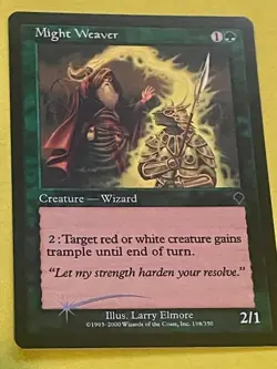 Might Weaver FOIL Invasion NP Green Uncommon MAGIC GATHERING CARD - Image 5