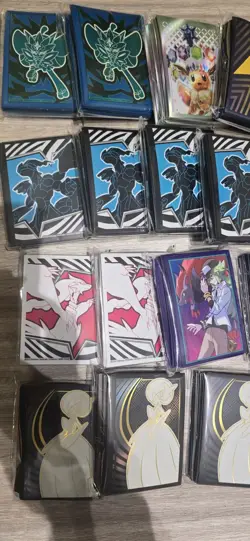 🔥 100% Authentic Pokemon Card Sleeves 💎 Official ETB Set Lot (21 Packs) ✅ - Image 2
