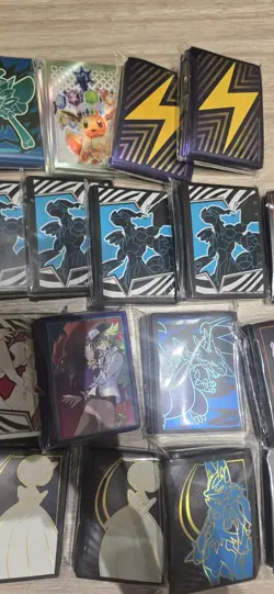 🔥 100% Authentic Pokemon Card Sleeves 💎 Official ETB Set Lot (21 Packs) ✅ - Image 3
