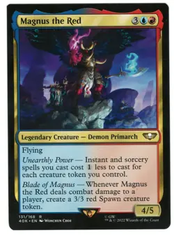 MTG Magnus the Red Universes Beyond Warhammer 40k Magic The Gathering - Image 1