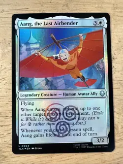 Aang, the Last Airbender (Foil) 0004 - Avatar: The Last Airbender TLA - MTG NM/M - Image 1