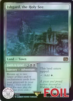 MTG Ishgard, the Holy See (283) | NM Foil | Final Fantasy {FIN} - Image 1