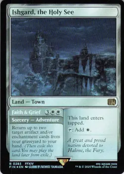 MTG Ishgard, the Holy See (283) | NM Foil | Final Fantasy {FIN} - Image 2