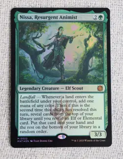 Nissa, Resurgent Animist - Foil NM, English MTG March of the Machine: The Afterm - Image 1