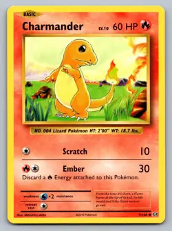 Pokemon TCG XY - Evolutions Charmander 9/108 - Image 1