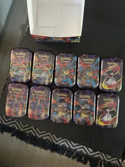 Pokemon TCG Mega Evolution Mini Tins - Set of 10 - Factory Sealed SAME DAY SHIP - Image 1