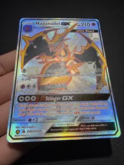 Naganadel GX SV63/SV94 Hidden Fates: Shiny Vault Holo Pokemon TCG MINT CONDITION - Image 3