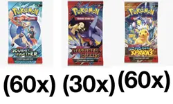 150x Sealed Pokemon Booster Packs - Destined Rivals / Surging Sparks / JTG - Image 1