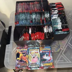 150x Sealed Pokemon Booster Packs - Destined Rivals / Surging Sparks / JTG - Image 2