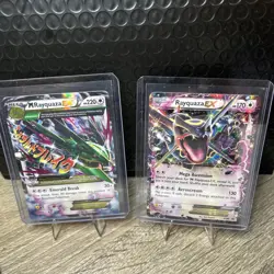 Pokemon TCG Mega M Rayquaza EX Holo 76/108 Pokemon Lot - Image 1