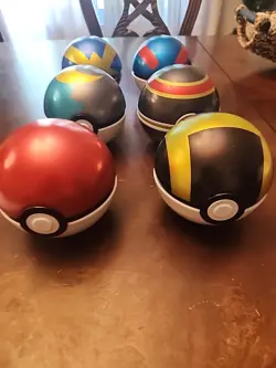 Pokemon TCG Empty Pokeball Tin Lot of 6 - Image 2