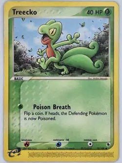 Treecko 75/109 Pokemon - EX Ruby & Sapphire MP - Image 1