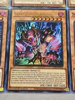 Snake-Eyes Diabellstar + Flamberge + Ash + Oak + Birch + Poplar | YuGiOh! - Image 5