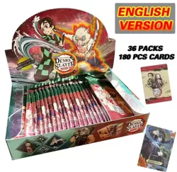Demon Slayer Kimetsu No Yaiba 36 Pack Trading Card Booster Box NEW Mugen Train - Image 1