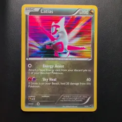 Pokemon TCG Latias Dragon Vault Holo Card 9/20 Rare LP - Image 1