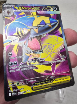 Mega Sharpedo ex Phantasmal Flames 113/094 Full Art Pokemon Card TCG NM - Image 2