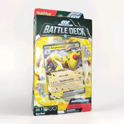Pokemon Trading Cards - EX Battle Decks - AMPHAROS EX (60-Card Deck, Deck Box+) - Image 1