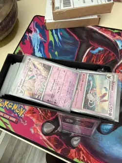 Various Pokemon Cards (bulk) Plus Phantasmal Flames Sleeves - Image 1