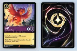 Iago #49/204 Lorcana Archazia's Island 2025 Disney Rare TCG Card - Image 1