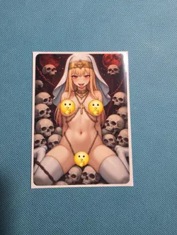 Spicy Waifu Glow Card - Marin- Goddess ACG Custom DIY Fan Art Card NSFW - Image 1