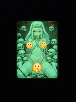 Spicy Waifu Glow Card - Marin- Goddess ACG Custom DIY Fan Art Card NSFW - Image 2
