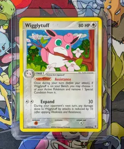 2004 Pokemon Slowbro & Wigglytuff Ex Fire Red & Leaf Green 2 Card Lot LP - Image 3