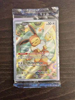 Eevee - SVP173 Promo Scarlet and Violet Pokemon Card Foil - SEALED - Image 1