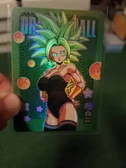 RARE KEFLA DRAGON BALL R18 RAINBOW FOIL WAIFU ANIME CARD - Image 3