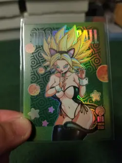 RARE CALIFLA DRAGON BALL R18 RAINBOW FOIL WAIFU ANIME CARD - Image 3