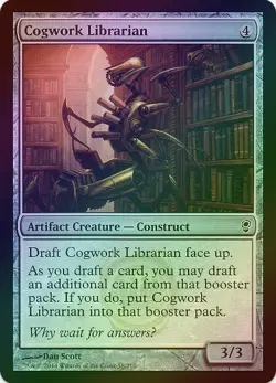 1 x Cogwork Librarian - Foil - Conspiracy - LP - MTG - EOF - Image 1