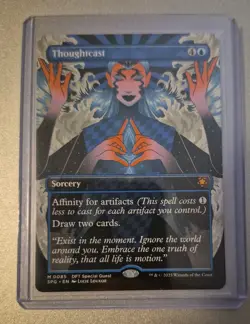 Thoughtcast (Borderless) - Special Guests (SPG) MTG NM - Image 1
