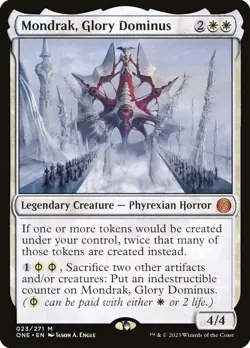 MTG Mondrak, Glory Dominus Phyrexia: All Will Be One 206/271 Regular Mythic - Image 1
