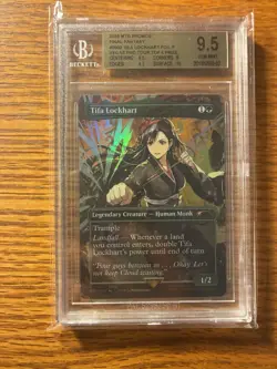 FOIL PTQ Tifa Lockhart MTG Final Fantasy BGS 9.5 - Image 1
