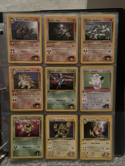 Pokemon Gym Heroes 1st Edition Near Complete Non Holo Set - Image 1