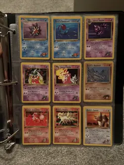 Pokemon Gym Heroes 1st Edition Near Complete Non Holo Set - Image 5