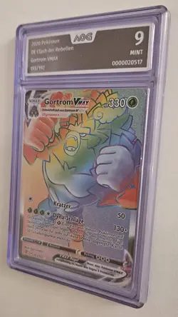 Gortrom VMAX Pokemon Clash der Rebellen Gegraded AOG 9 Mint 193/192 2020 - Image 4