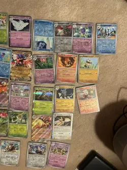 Pokemon 150+ Cards Miscellaneous Bulk Mostly English Some Japanese With holos - Image 1