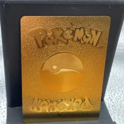 Pikachu V Gold Foil Fan Art Textured Collector Pokemon Card 170/185 HP190 P2 - Image 2