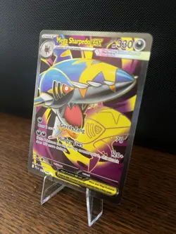 Pokemon TCG: Mega Sharpedo Ex 113/094 Phantasmal Flames Ultra Rare! - Image 2