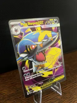 Pokemon TCG: Mega Sharpedo Ex 113/094 Phantasmal Flames Ultra Rare! - Image 3