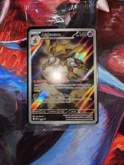 Pokemon Alakazam 009 Mega Evolution Black Star Promo Holo Near Mint - Image 1