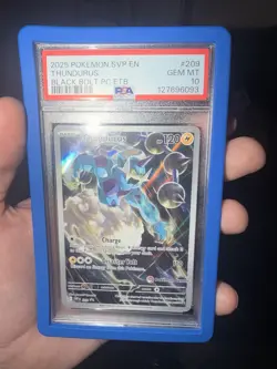 Psa 10Pokemon TCG Thundurus Pokemon Center Stamp Promo SV209 - Image 1