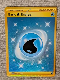 Pokemon TCG Basic Water Energy 279/193 Hyper Rare Holo NM - SP142 - Image 1