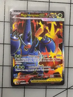 Mega Heracross ex 108/094 ME02: Phantasmal Flames Ultra Rare 2025 Pokemon NM - Image 1