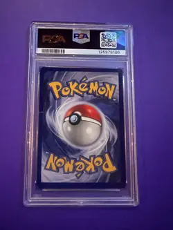 1999 POKEMON JUNGLE PROMO FRUIT ROLL PROMO #56 MEOWTH-GOLD BORDER PSA EX-MT 6 - Image 2