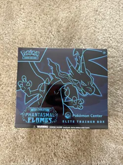Pokemon TCG Phantasmal Flames Pokemon Center ETB Elite Trainer Box Sealed - Image 1