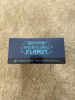 Pokemon TCG Phantasmal Flames Pokemon Center ETB Elite Trainer Box Sealed - Image 3