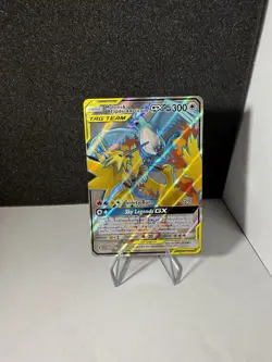 Pokemon TCG Moltres Zapdos Articuno GX 66/68 Sun & Moon Hidden Fates Full Art NM - Image 1